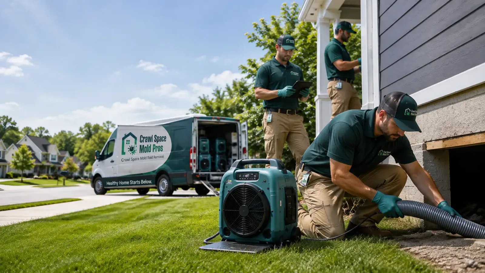 Crawl Space Mold Removal in Dover, ID